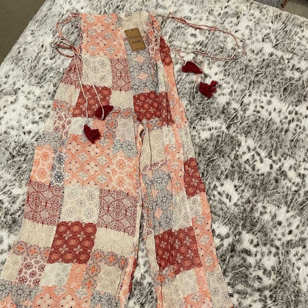 Hip Tie Flowy Swimsuit Cover Up Pants